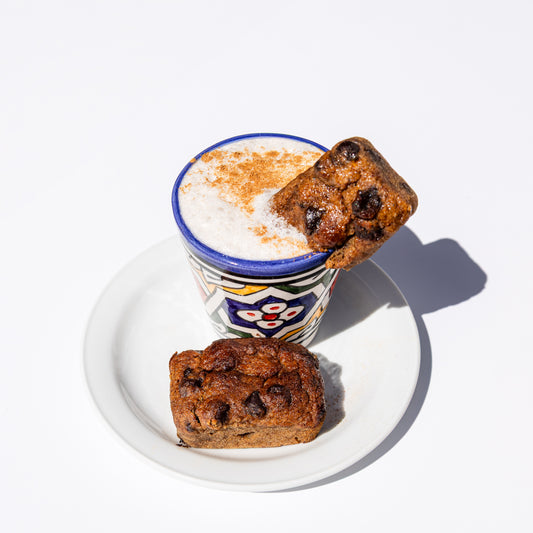 Insanely Decadent Dark Chocolate Chip Banana Bread Minis